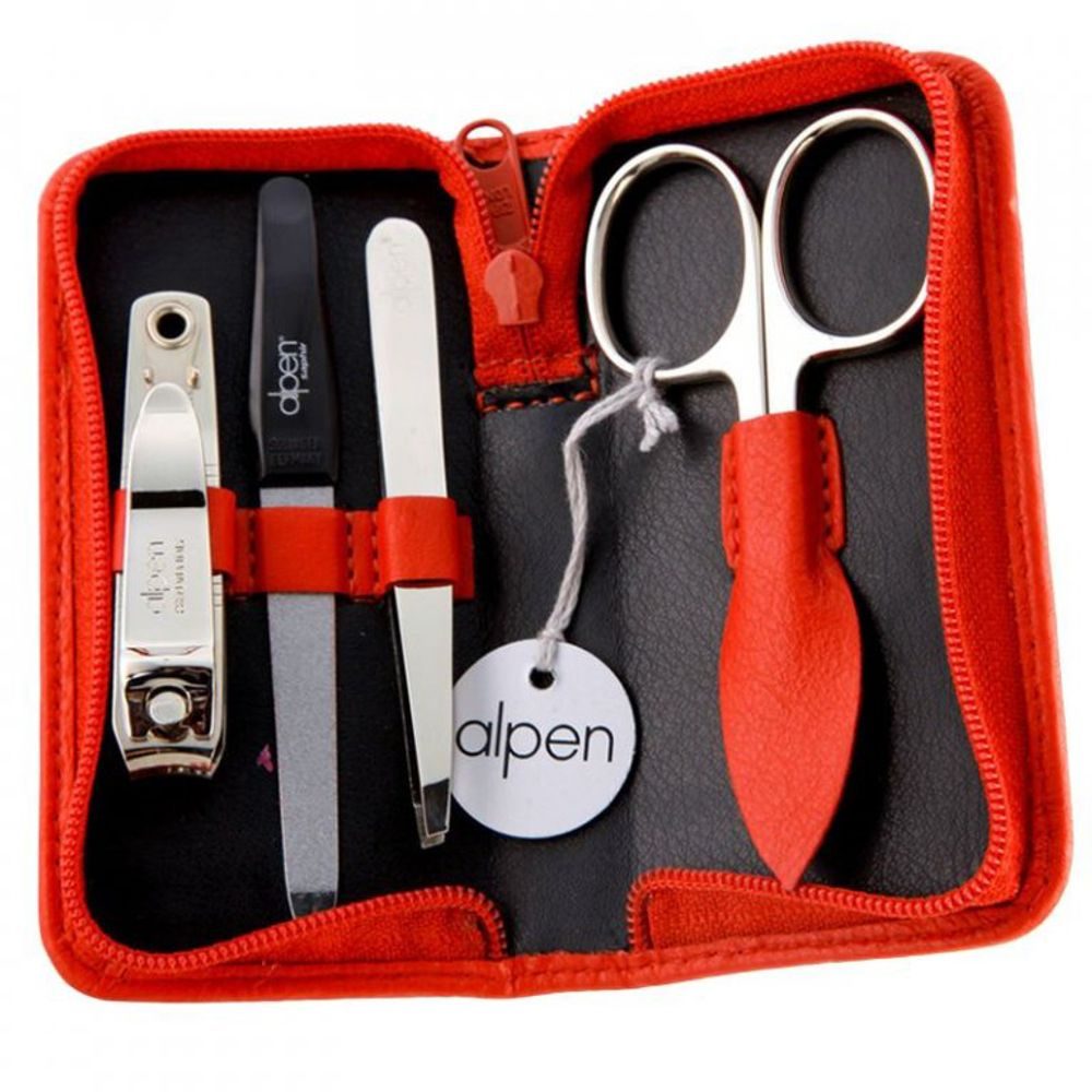 Nickel kožená červená