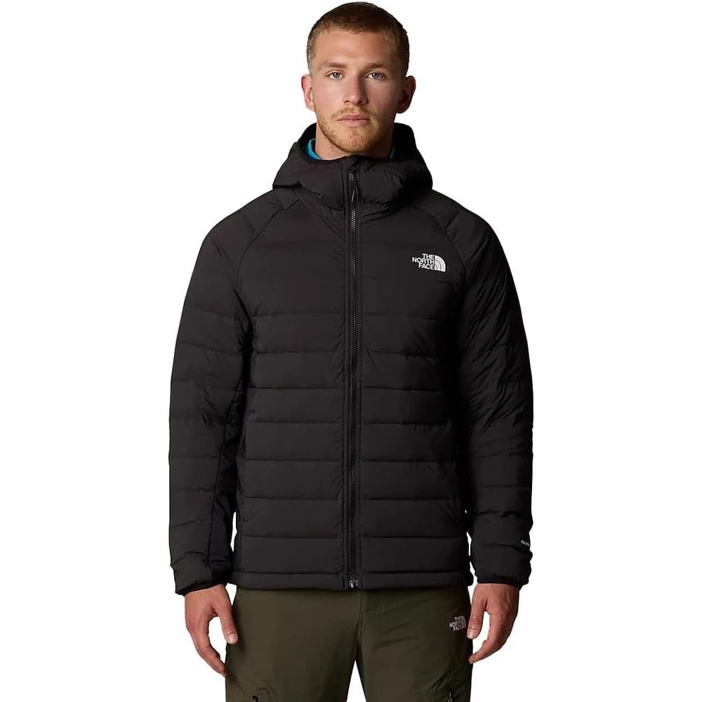 M BELLEVIEW STRETCH DOWN HOODIE TNF Black-NPF