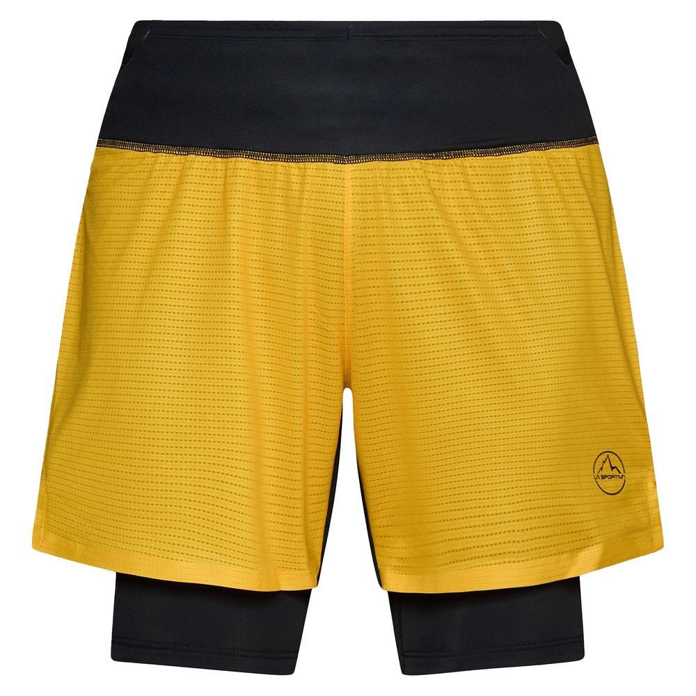 Ultra Distance Shorts M, Yellow/Black