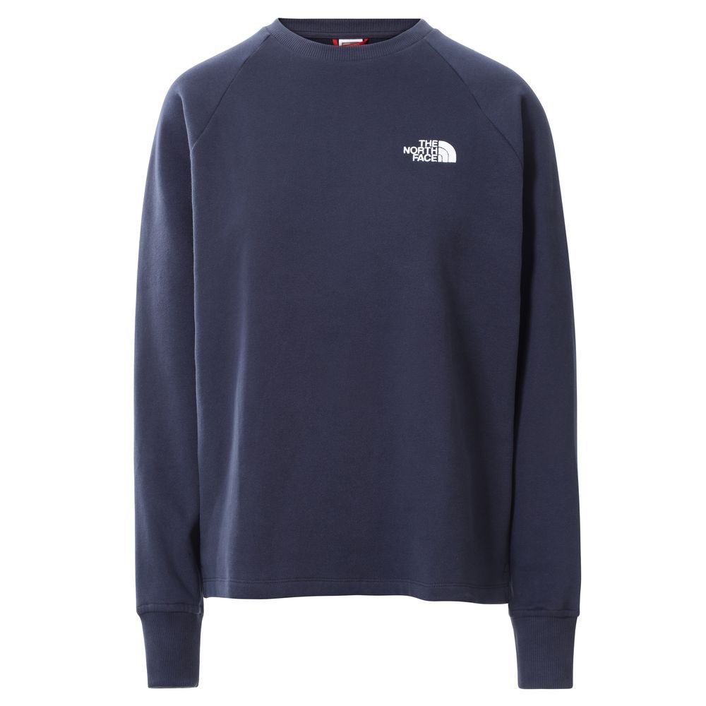 W OVERSIZED CREW URBAN NAVY