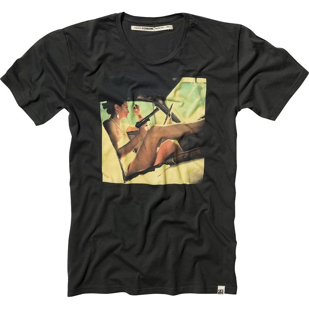 1020004 PULP SS TEE BLACK BONNIE - pánské tričko kr.rukáv