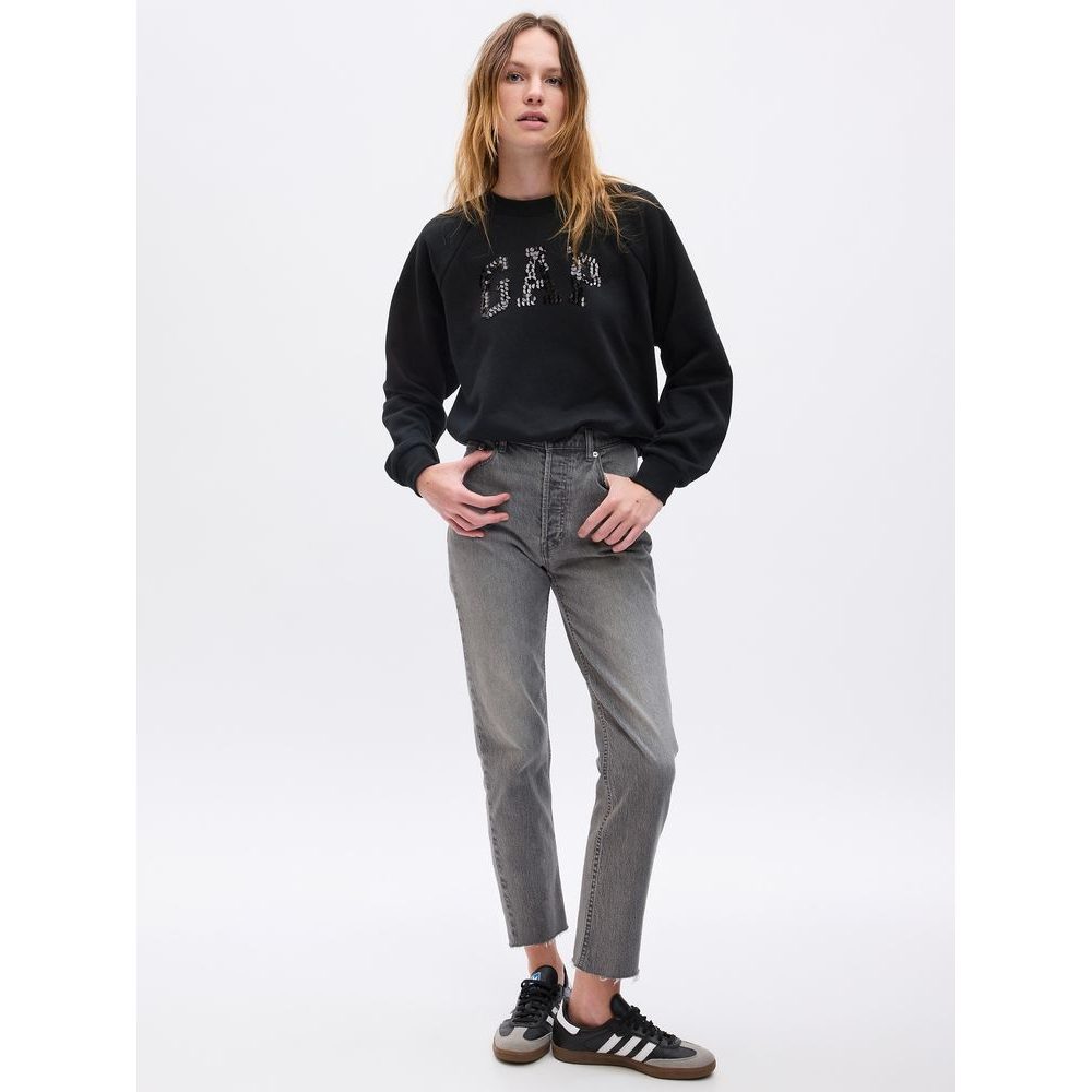 821898-01 Dámská mikina s logem, Černá