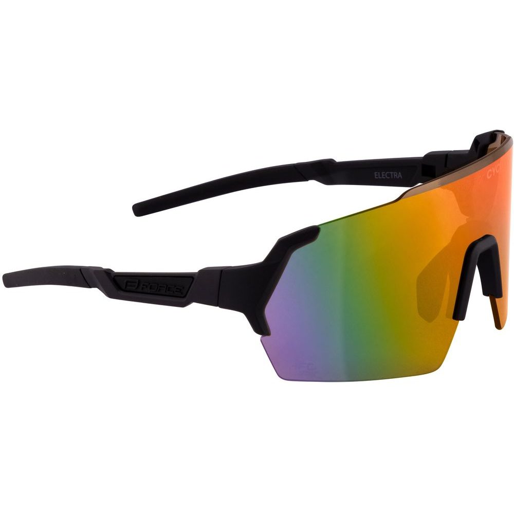 ELECTRA černé, červené revo sklo