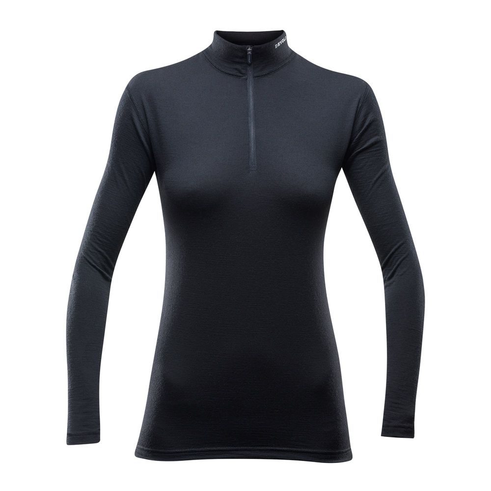 Breeze woman half zip neck black