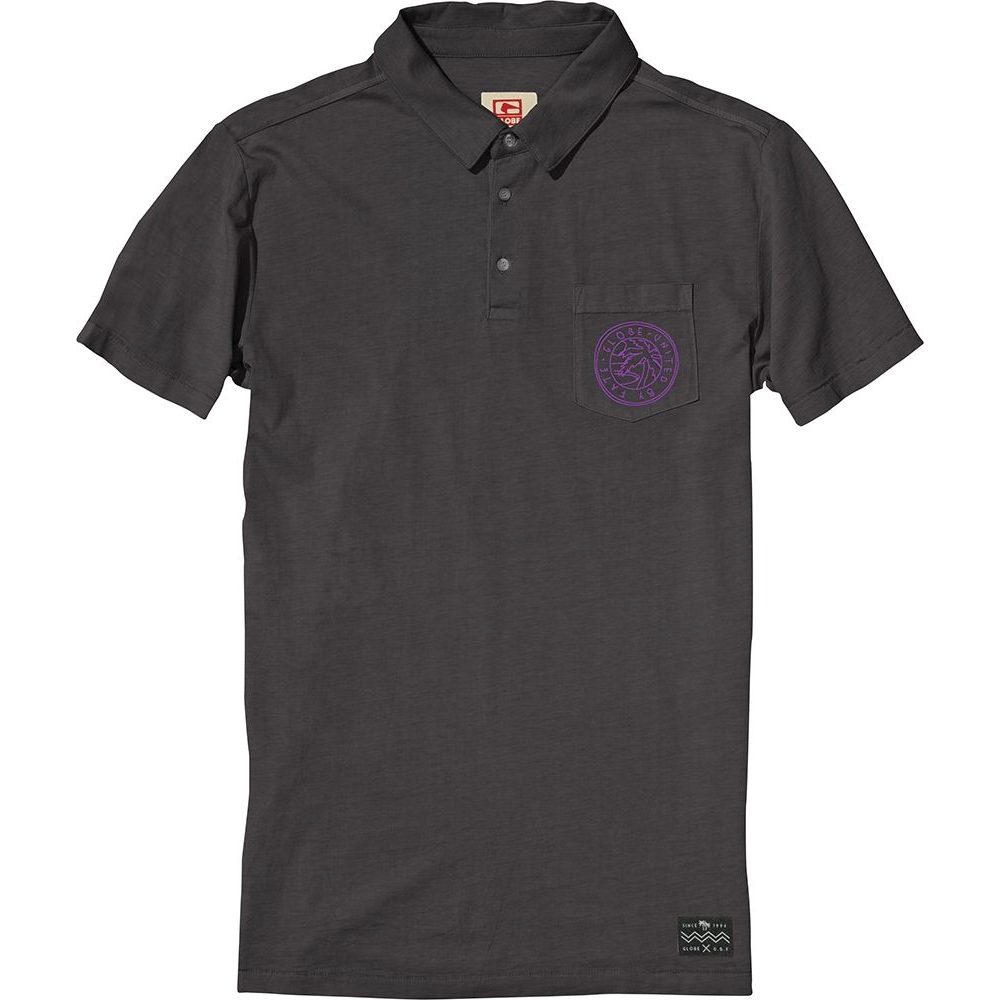 01224002 MITCHELL VINTAGE BLACK - pánské polo