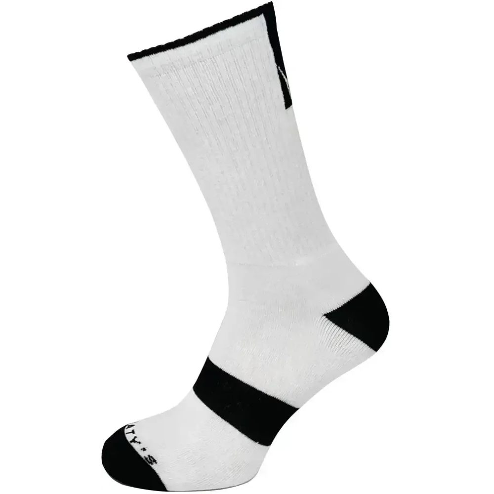 SHREDSOCKS BLOCK WHITE / BLACK