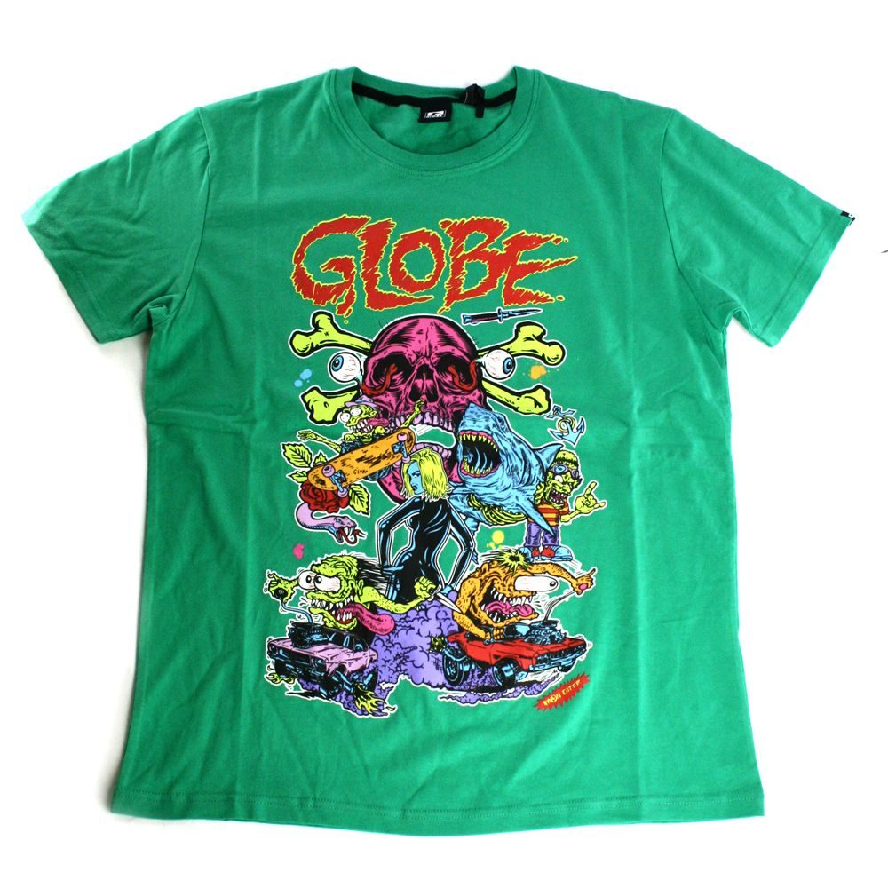 MANEATER SLIM SS TEE SEA GREEN - Tričko