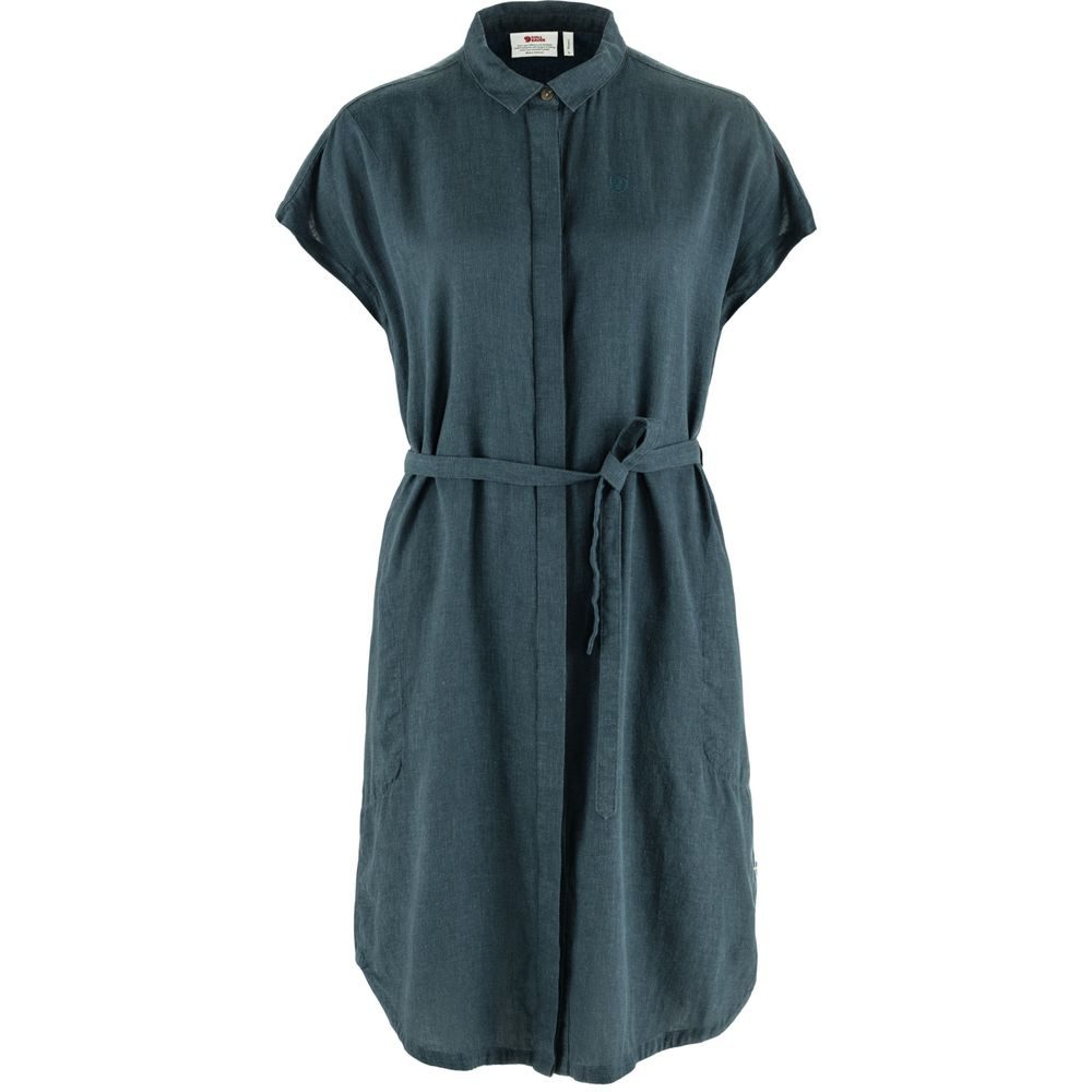 Övik Hemp Dress W Mountain Blue
