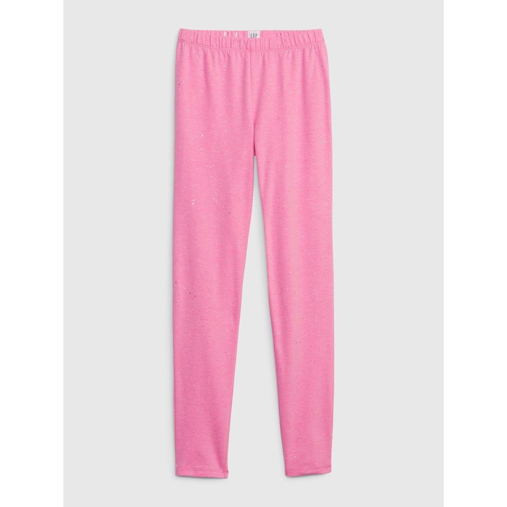 384973-04 Dětské legíny s třpytkami Růžová