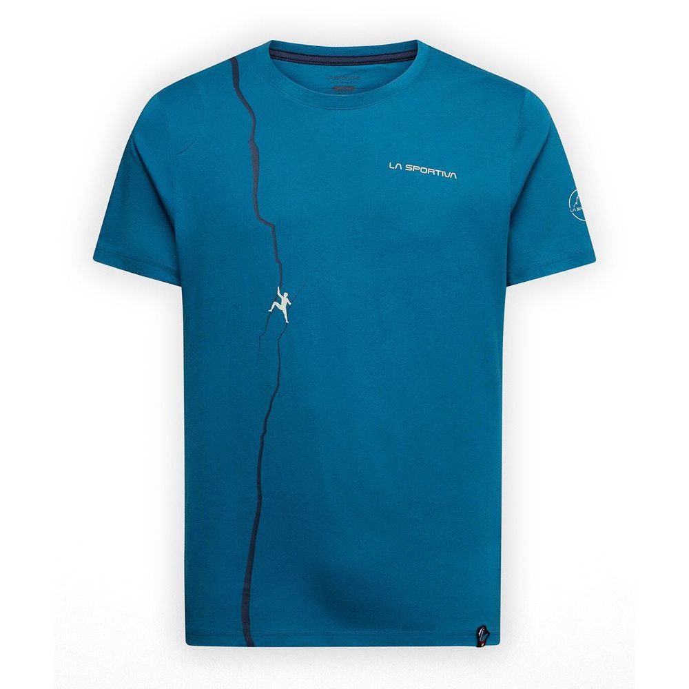 Route T-Shirt M Lake/Night Sky