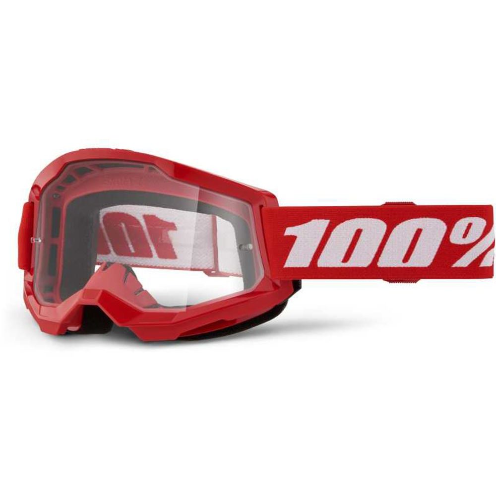 STRATA 2 Goggle Red - Clear Lens