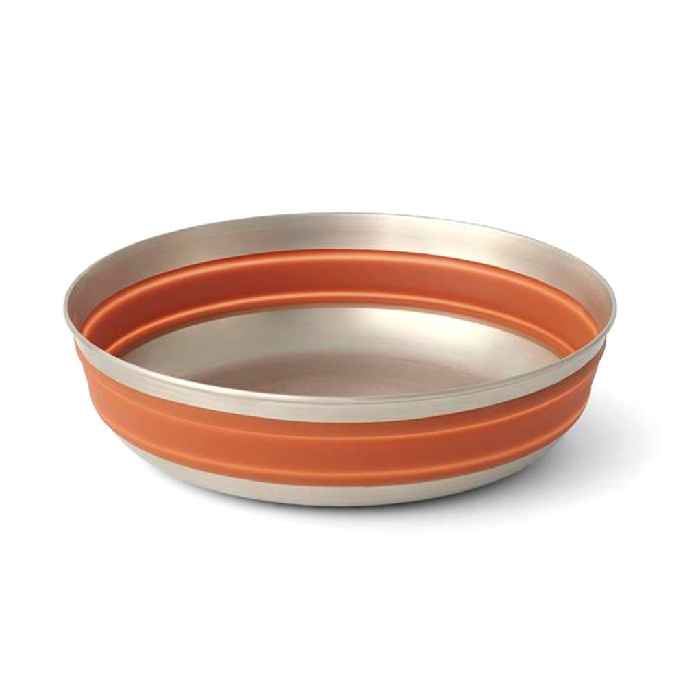 Detour Stainless Steel Collapsible Bowl - L, Bombay Brown