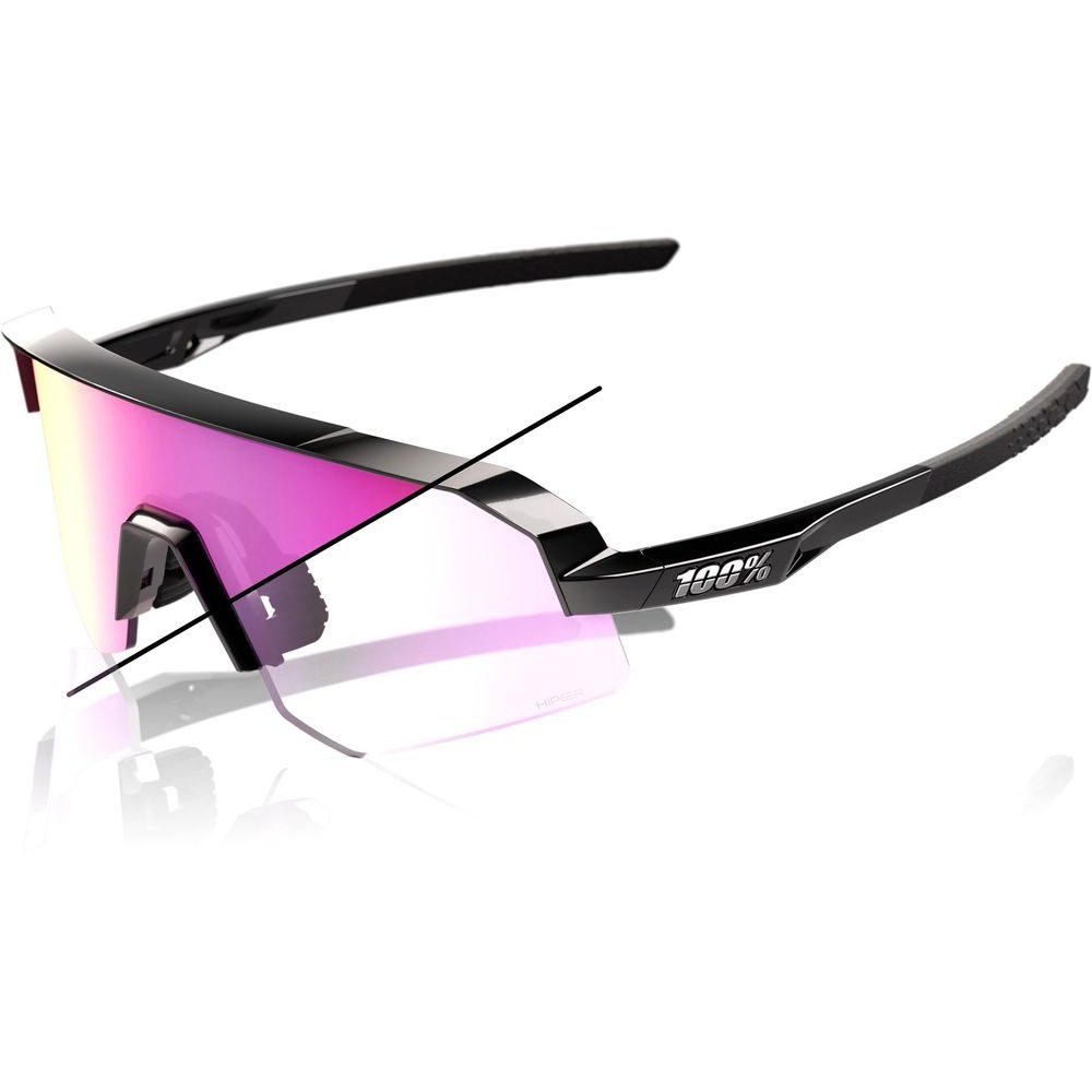 SLENDALE SL - Gloss Black - Photochromic Purple Mirror