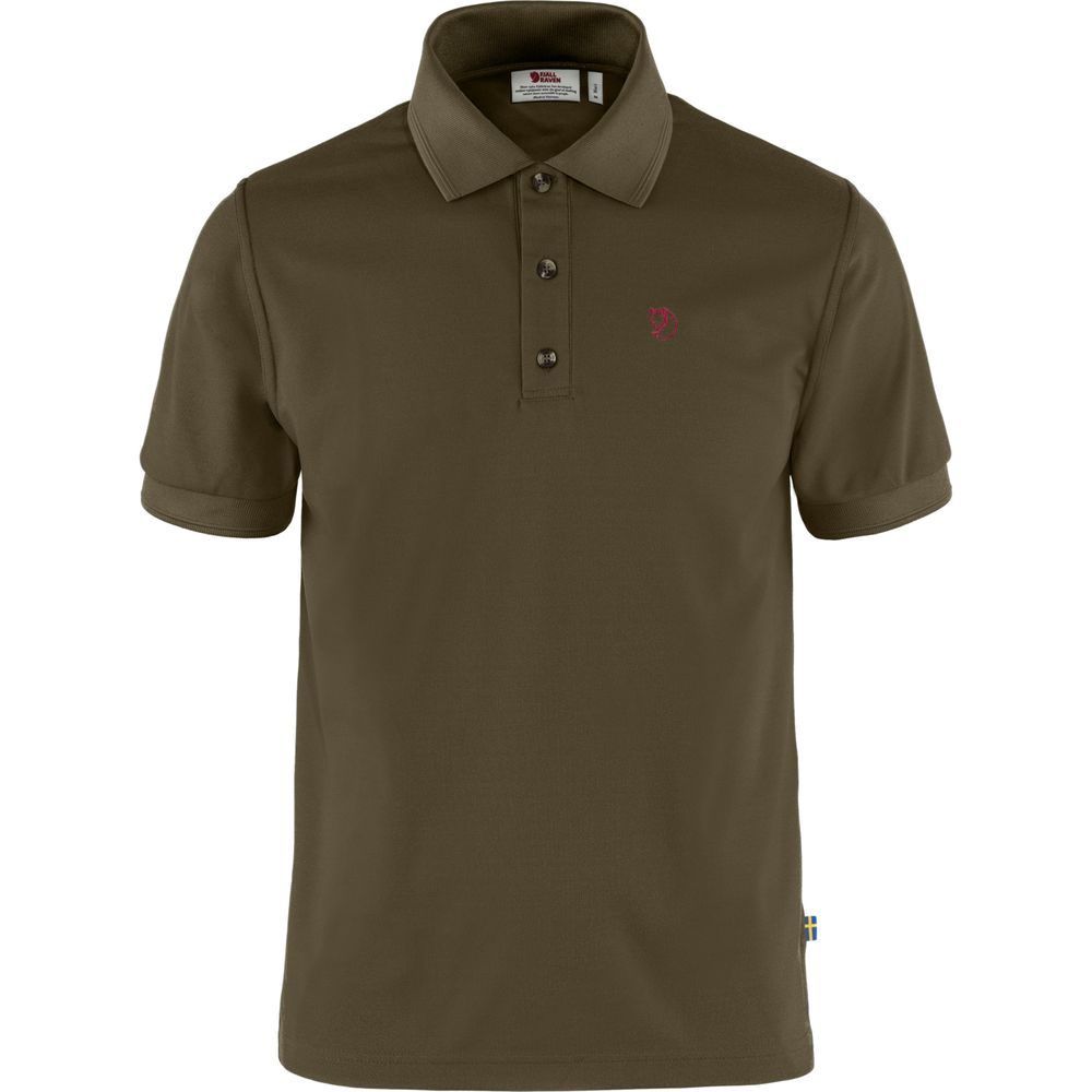 Crowley Pique Shirt M Dark Olive