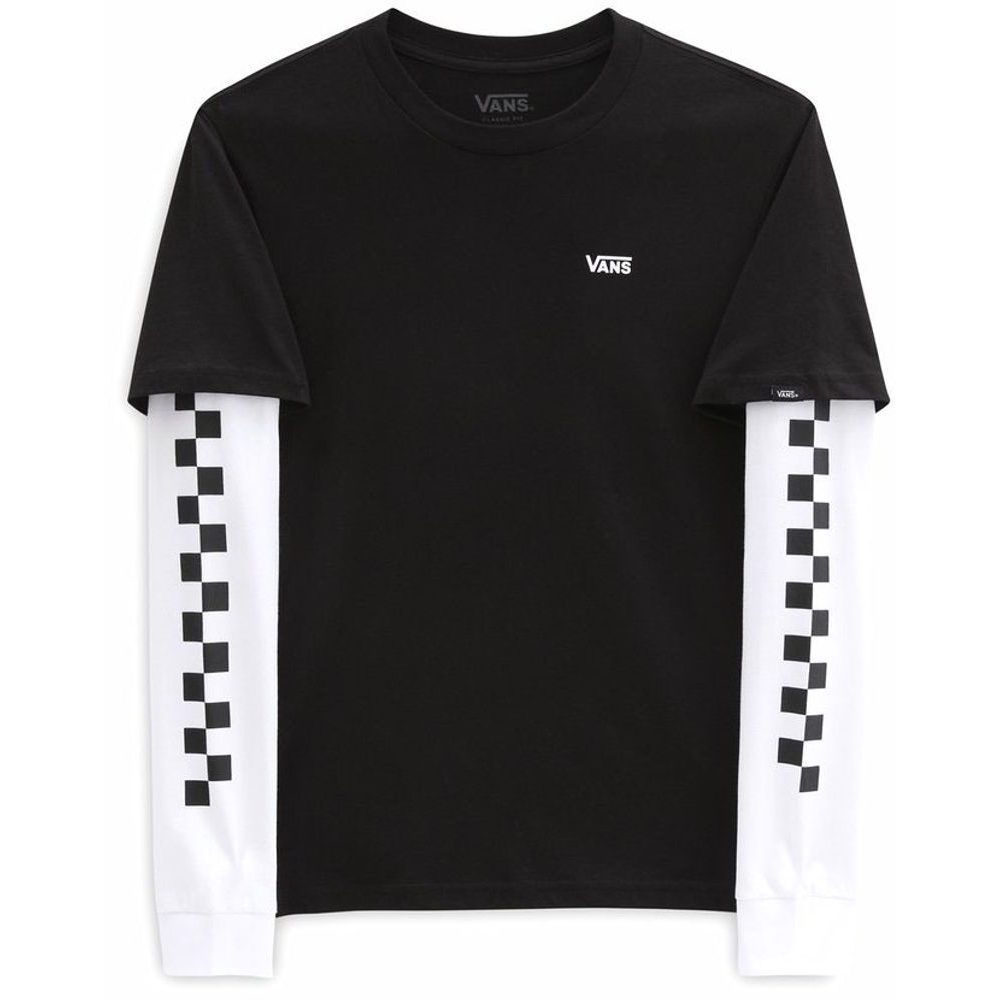 LONG CHECK TWOFER Black