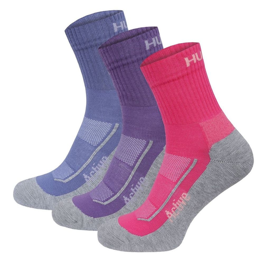 Active 3pack blue/pink/purple