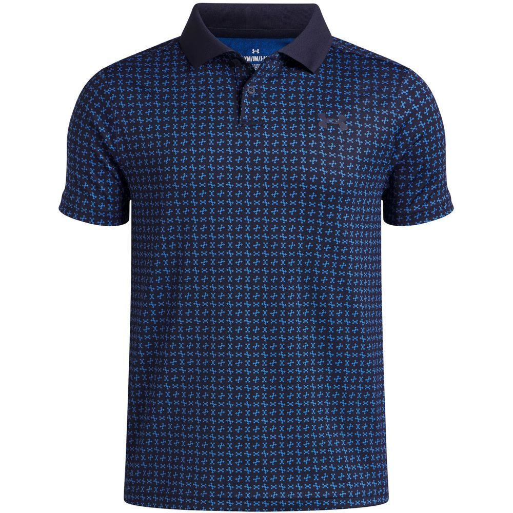 UA Matchplay Printed Polo 411-BLU