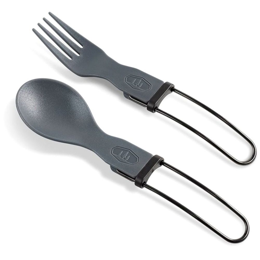 Tekk Folding Cutlery Set; grey