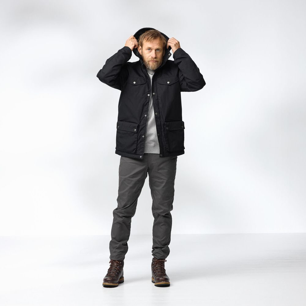 Outdoorweb.eu Greenland Winter Jacket M Maroon Dark Navy men s jacket FJALLRAVEN 316.76