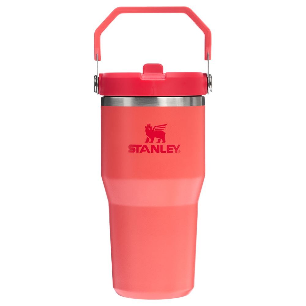 IceFlow™ Flip Straw 2.0 Tumbler 600 ml Hot Coral