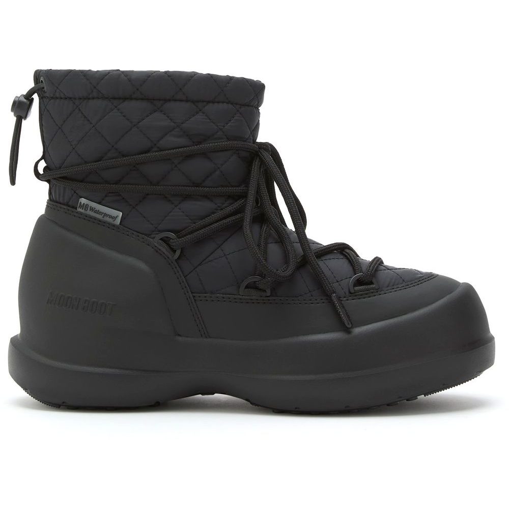 MEZZALUNA QUILTED MID WP, BLACK