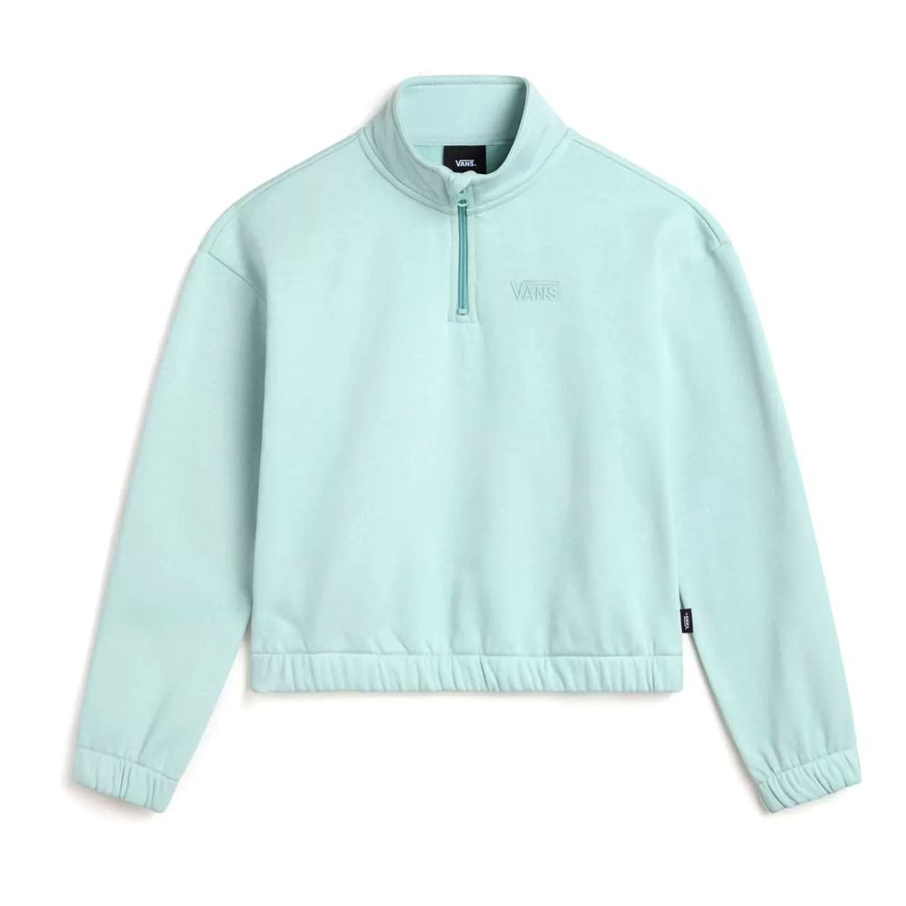 Half Zip Mock Pullover GRAY MIST