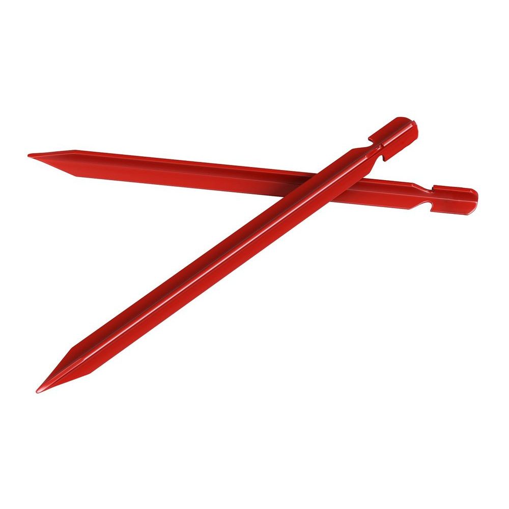 Stanové kolíky - Dural, odlehčené červená