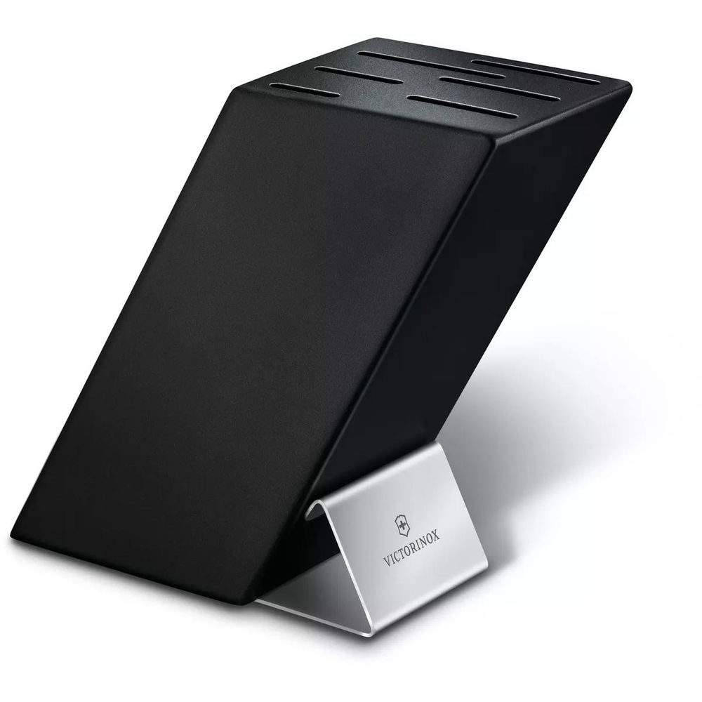 Swiss Modern, cutlery block, beechwood black, empty