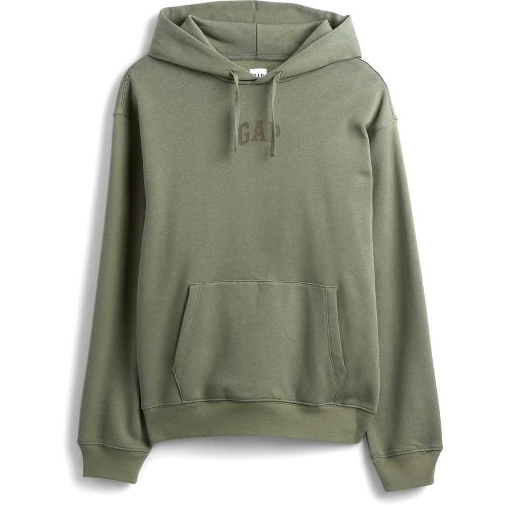 871808-03 Oversize mikina s logem Zelená