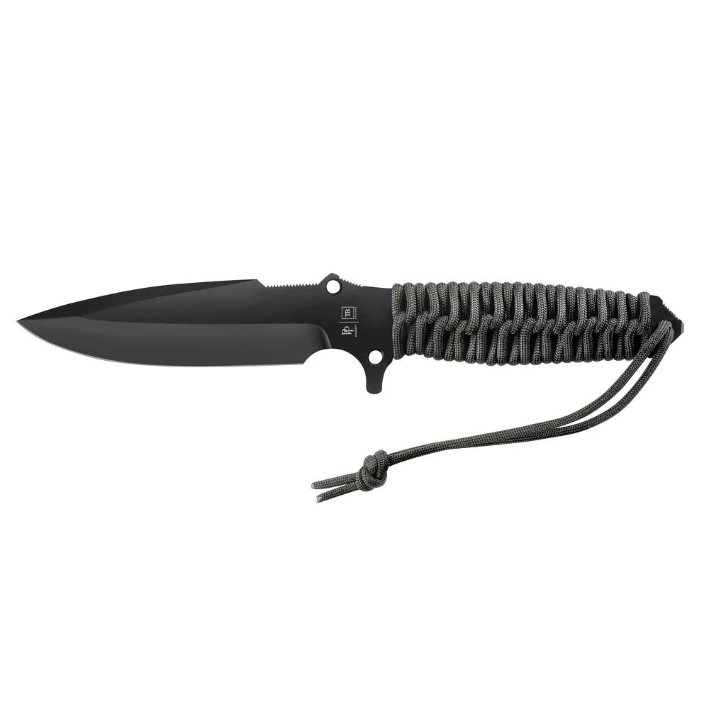 MARAUDEUR PARACORD 550 ® BLACK / SMOOTH BLADE + KYDEX SHEATH SMOOTH
