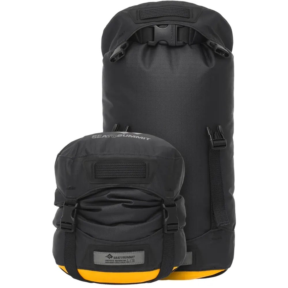 Evac Heavy Duty Compression Dry Bag - 8L Jet Black