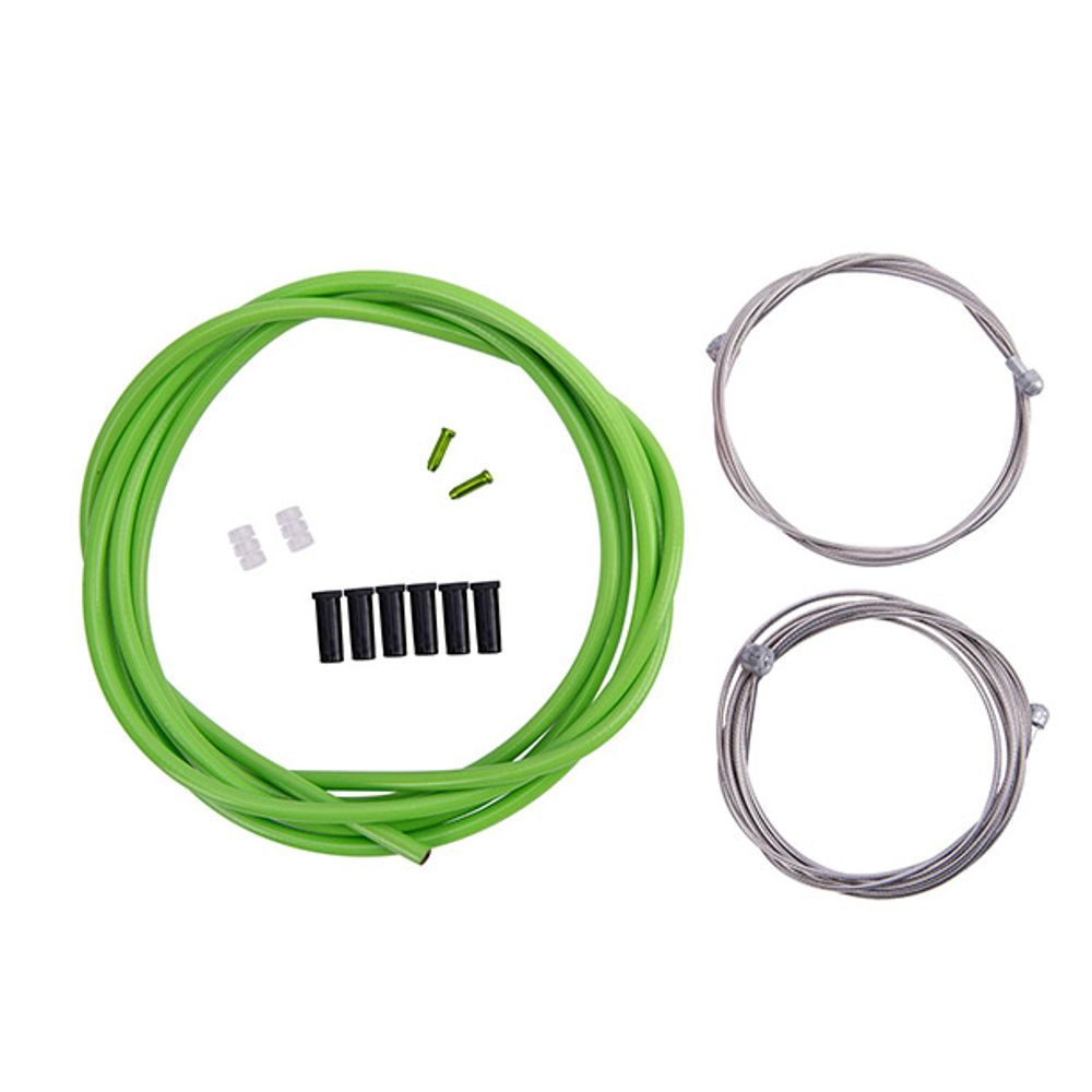 Brakecab. Set Neostop+ Steel Fr+Rear Compl green