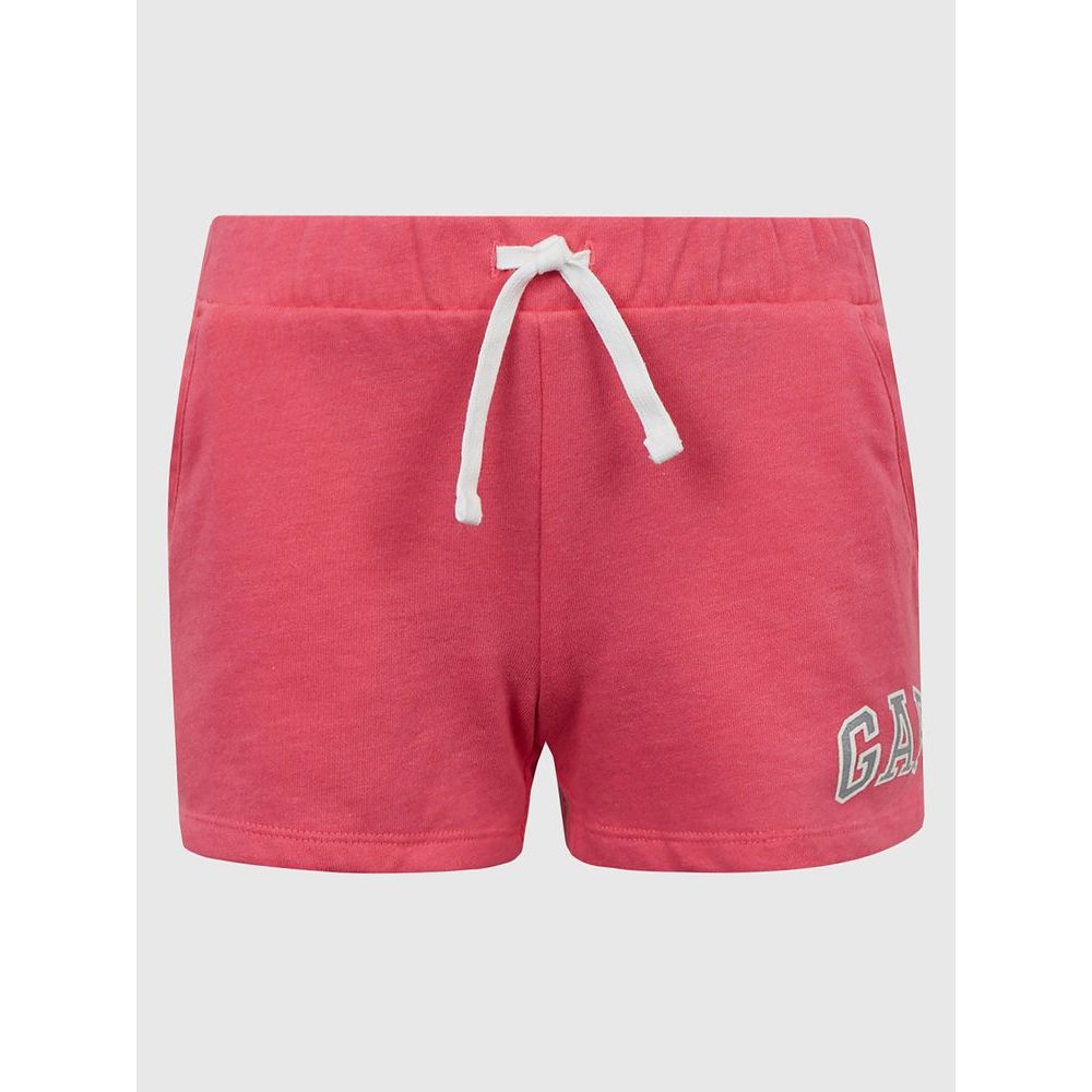 587591-01 Dětské kraťasy logo GAP Růžová