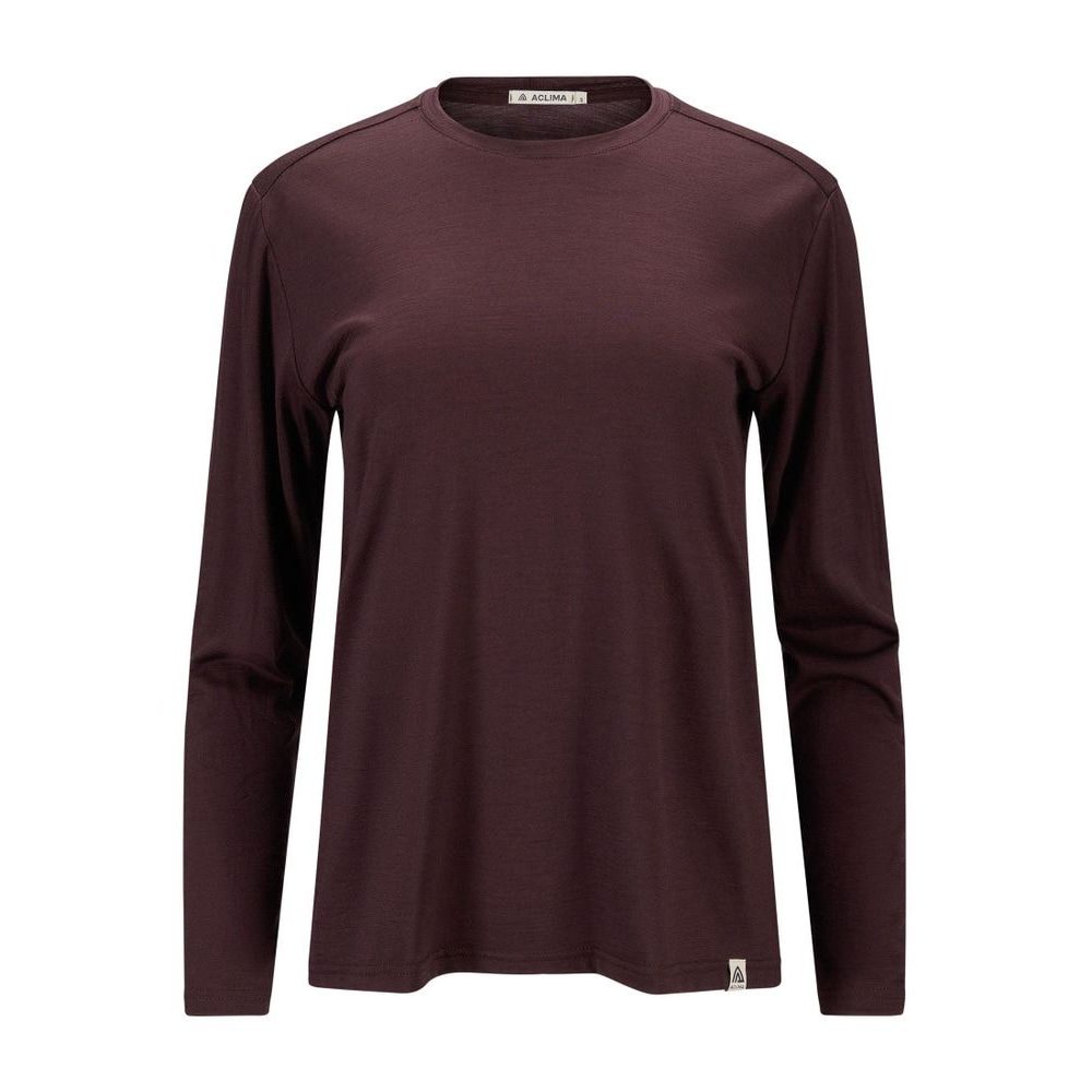 LightWool 180 Crewneck W's Chocolate Plum