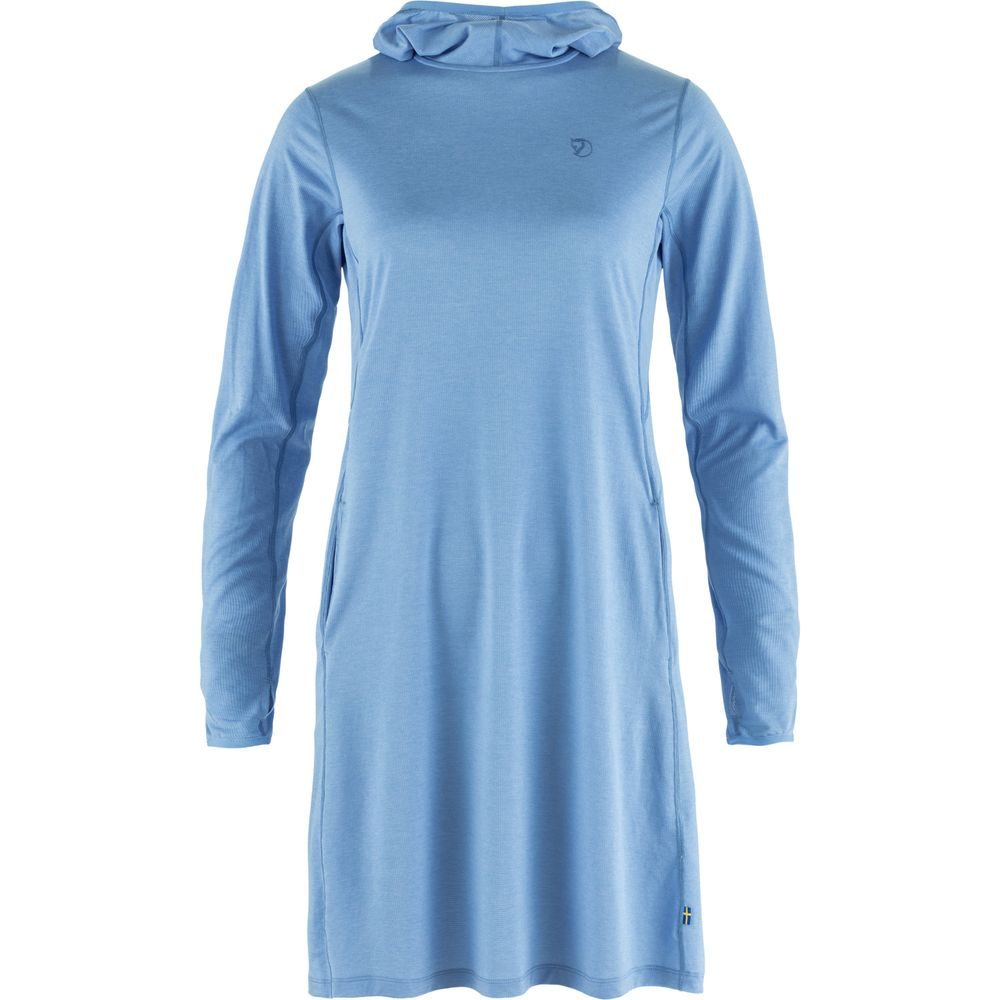 Abisko Sun-hoodie Dress W Ultramarine