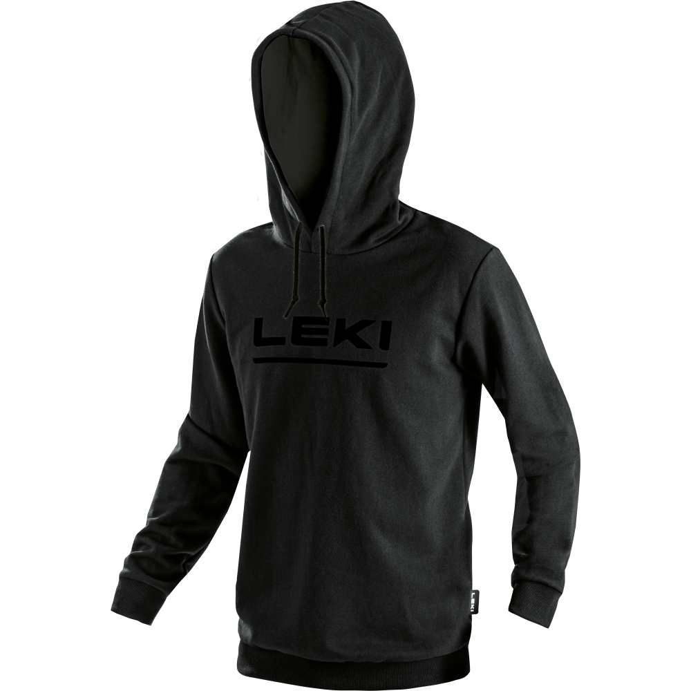 Logo Hoodie LEKI, black-black