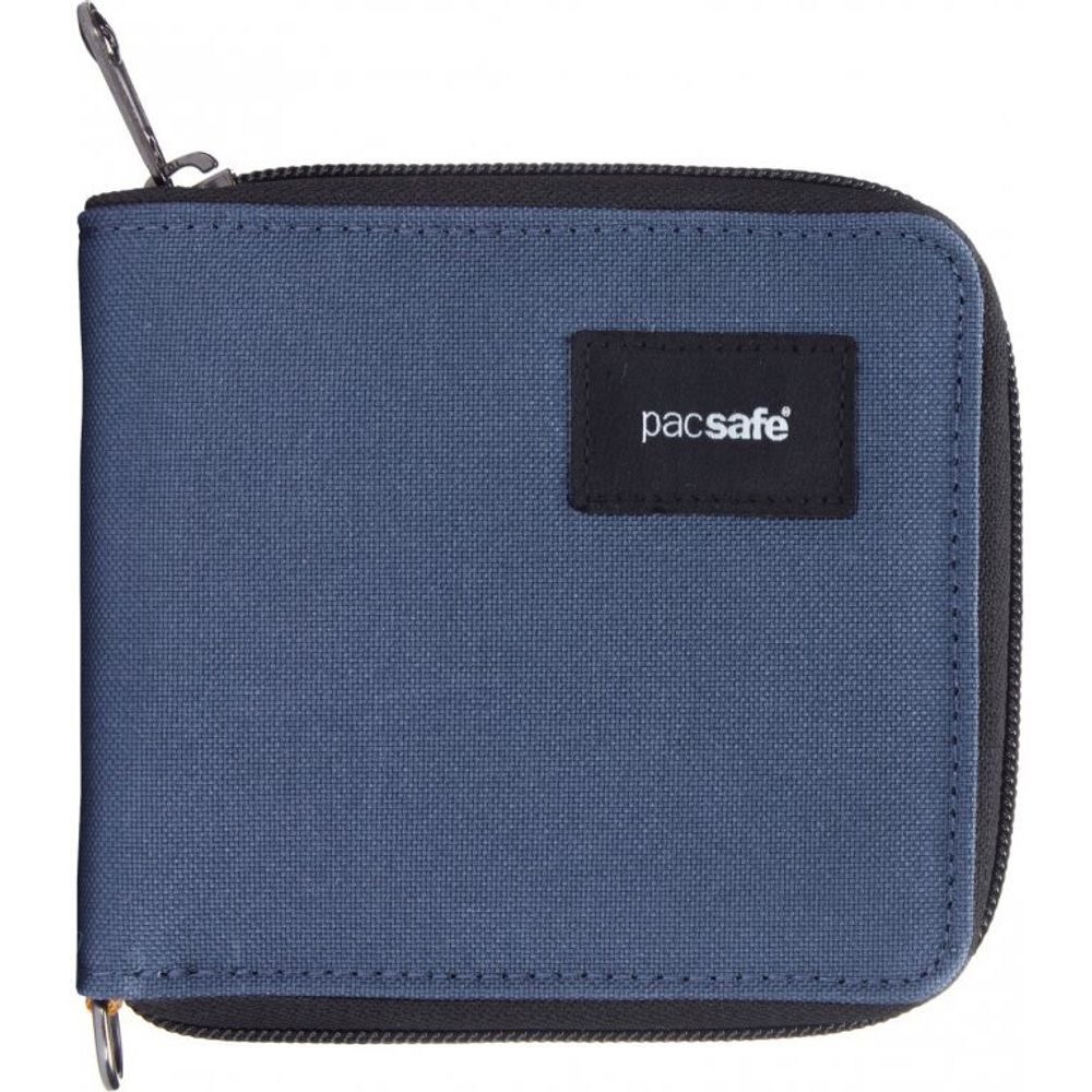 RFIDSAFE ZIP AROUND WALLET coastal blue