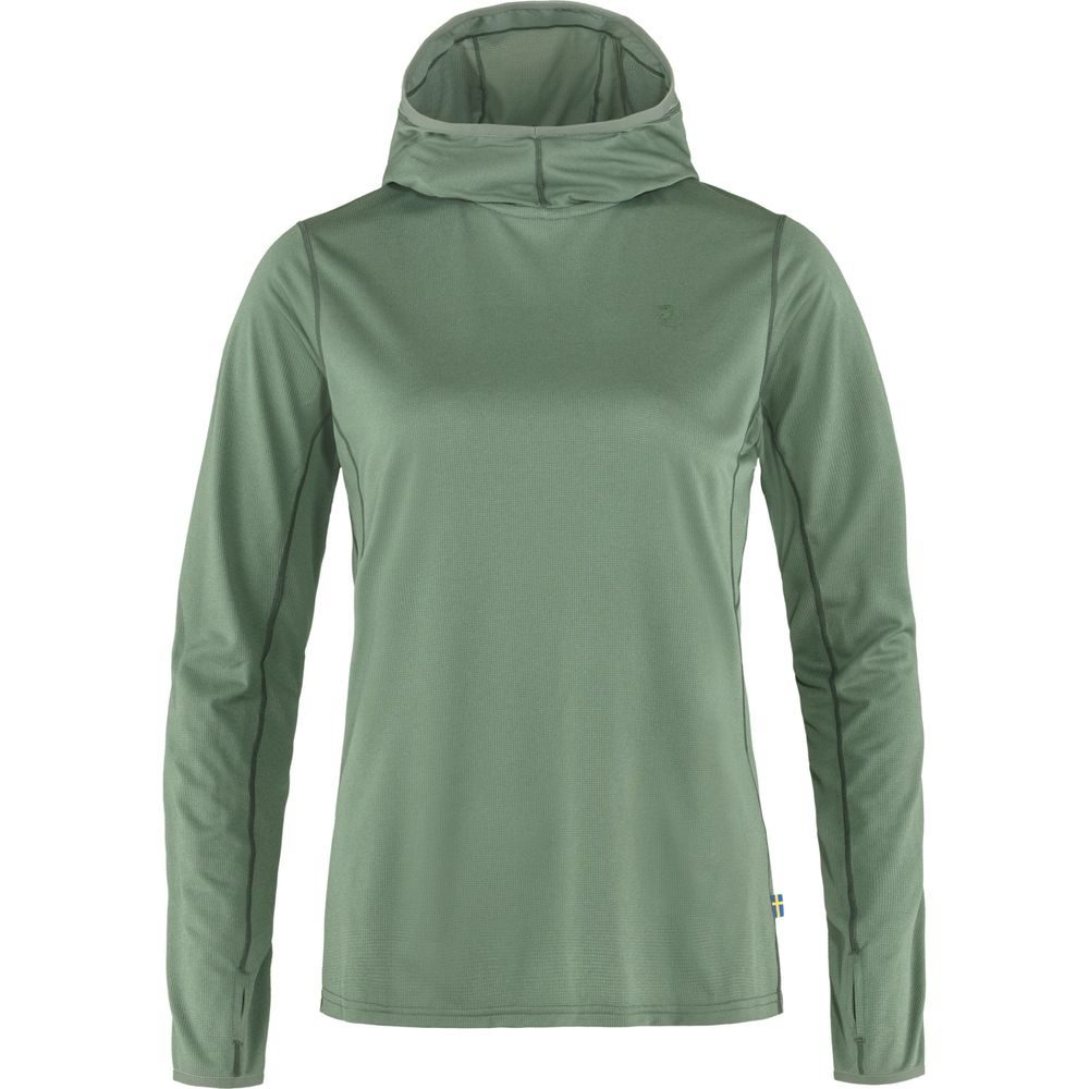 Outdoorweb.eu Abisko Sun hoodie W Patina Green tri ko damske FJALLRAVEN 74.55