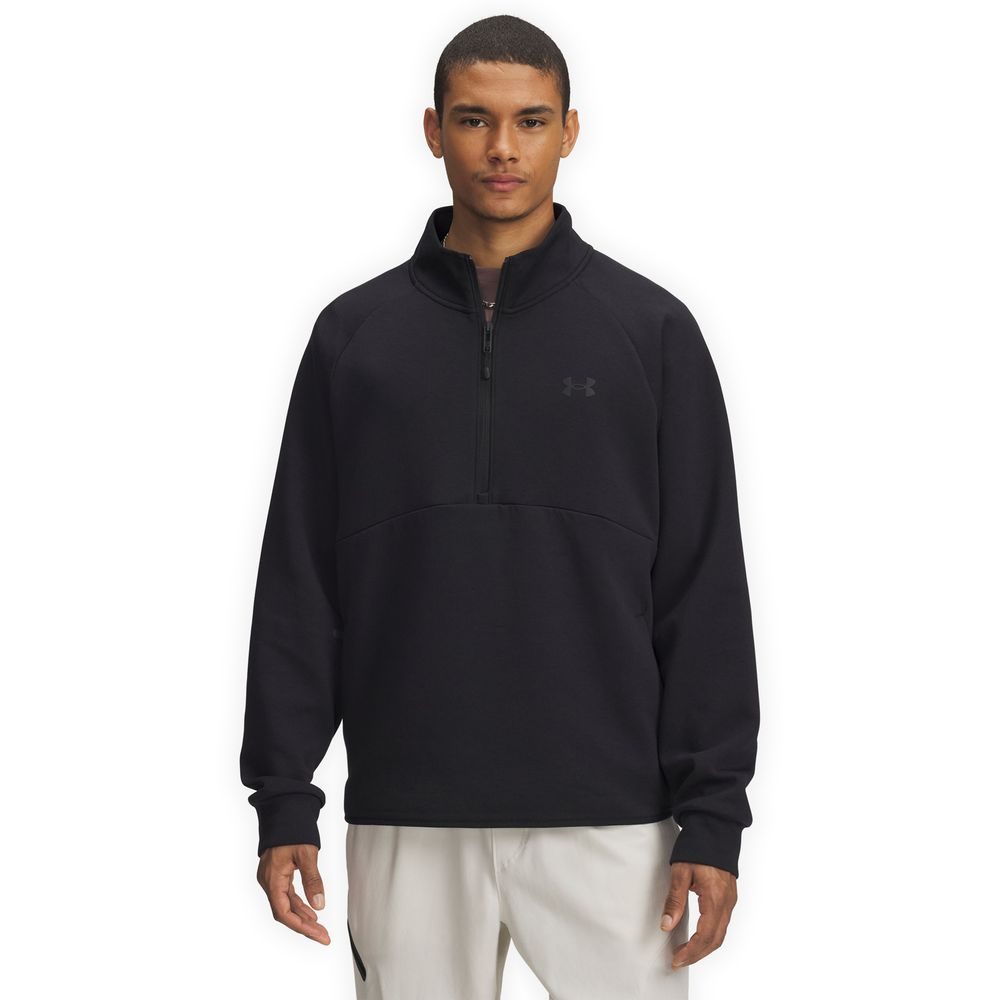 Unstoppable Flc Half Zip-BLK