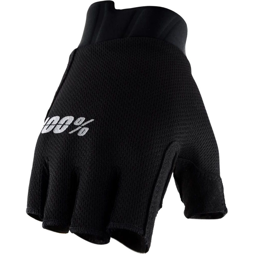 EXCEEDA Women's Gel Short Finger Gloves Black