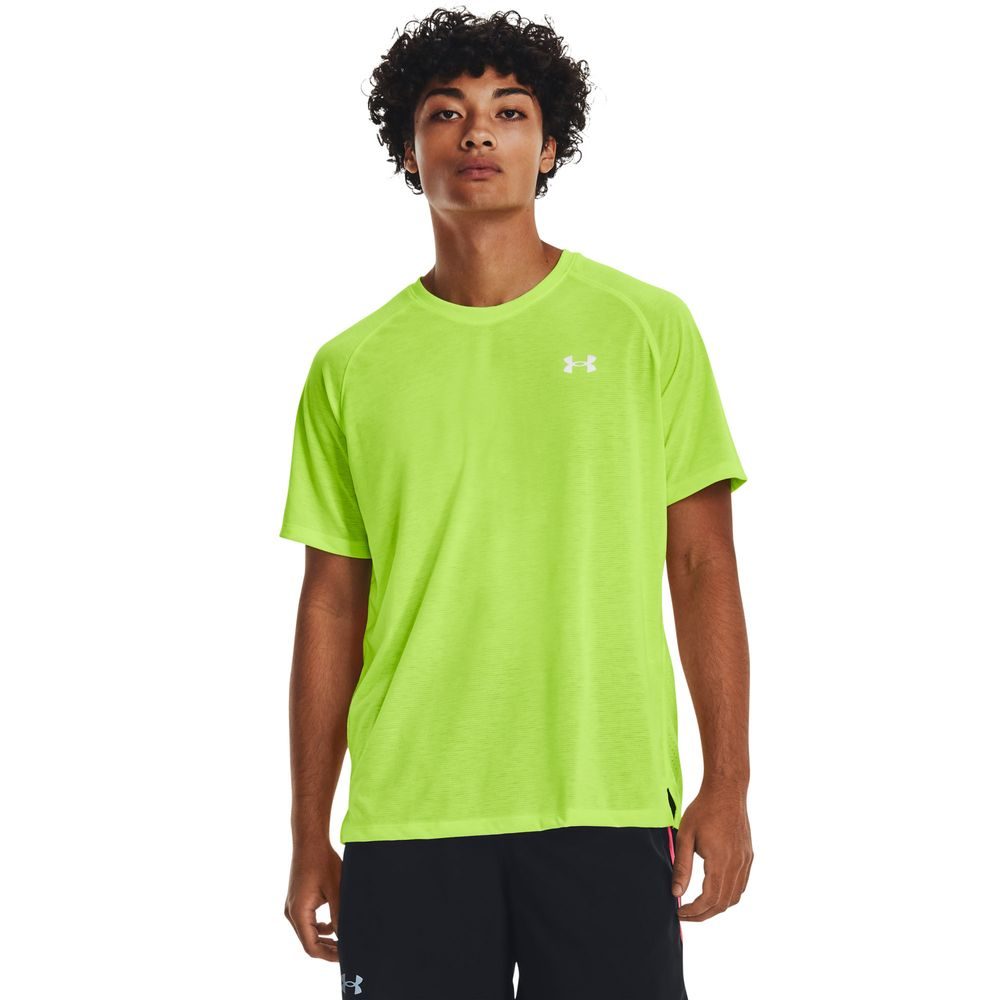 UA STREAKER TEE Green/yellow