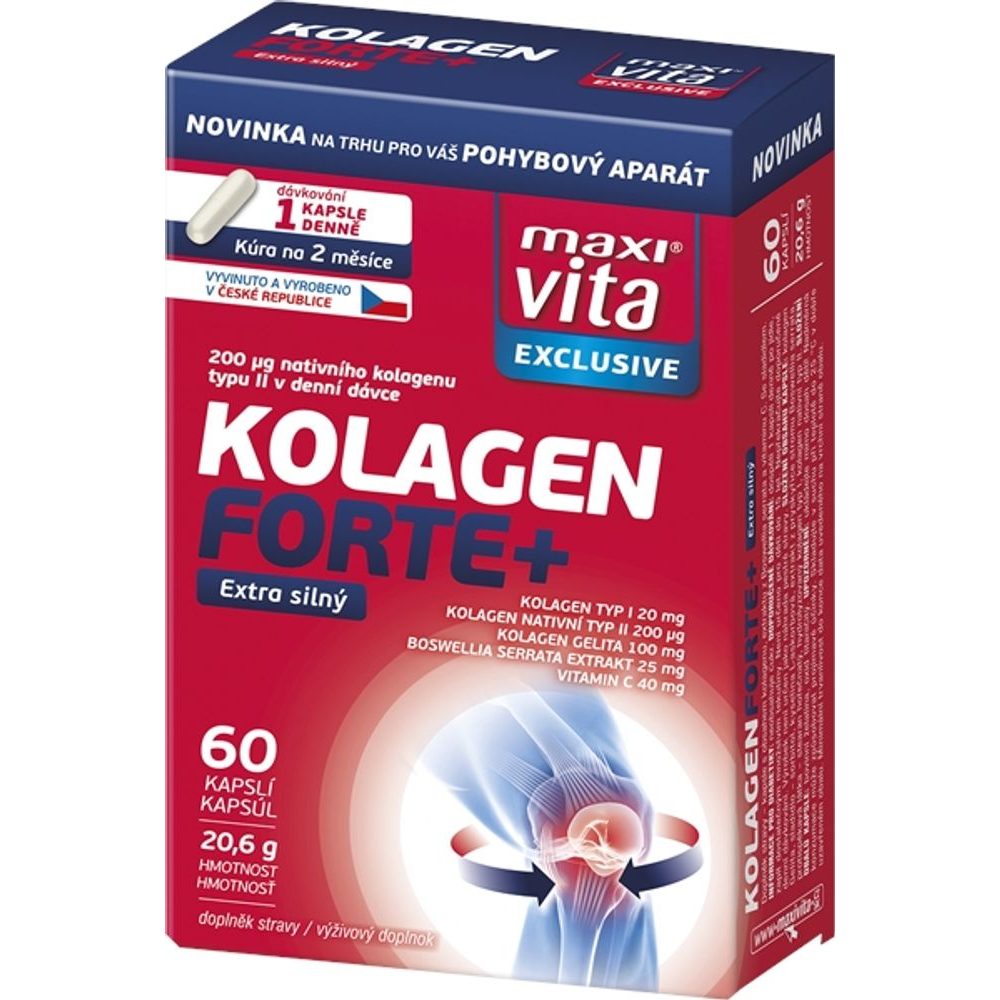 Maxi Vita Excl Kolagen forte+, 60 kapslí