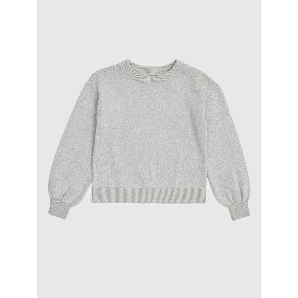 810662-03 Dětský pletený svetr Šedá