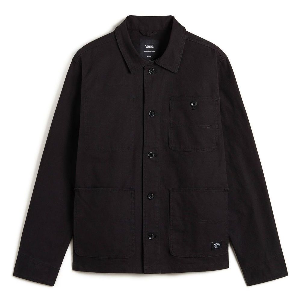 Drill Chore Canvas Jacket, Black