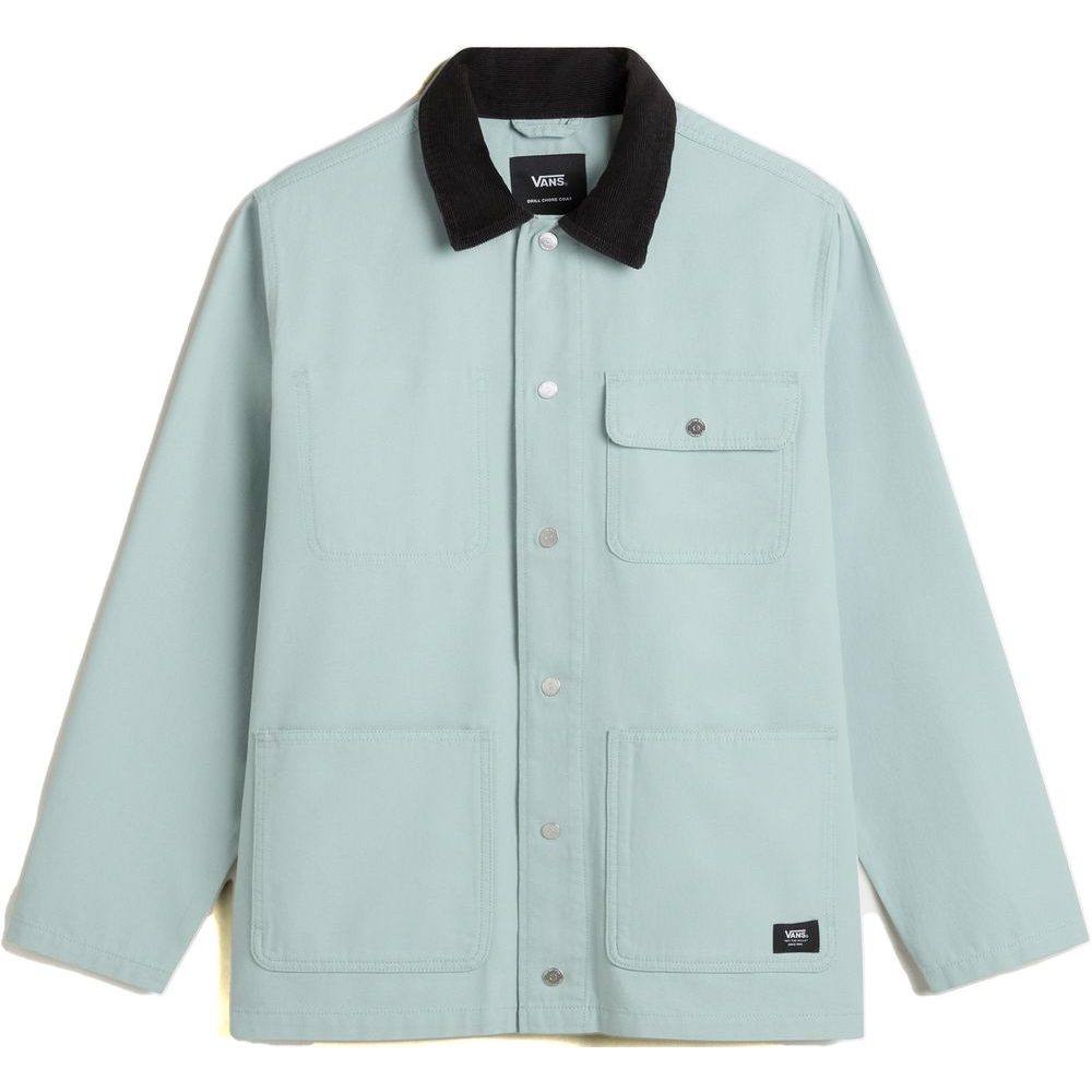 MN DRILL CHORE COAT GRAY MIST