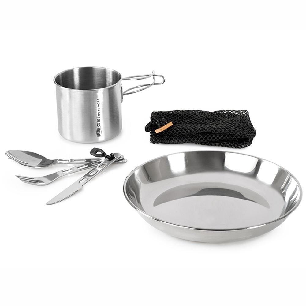 Glacier Stainless 1 Person Set