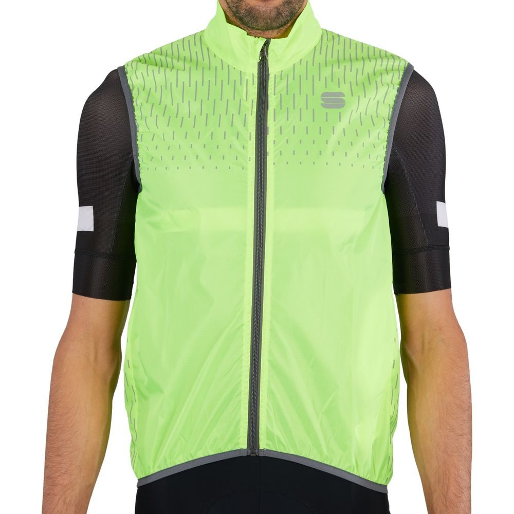 Reflex vest yellow fluo