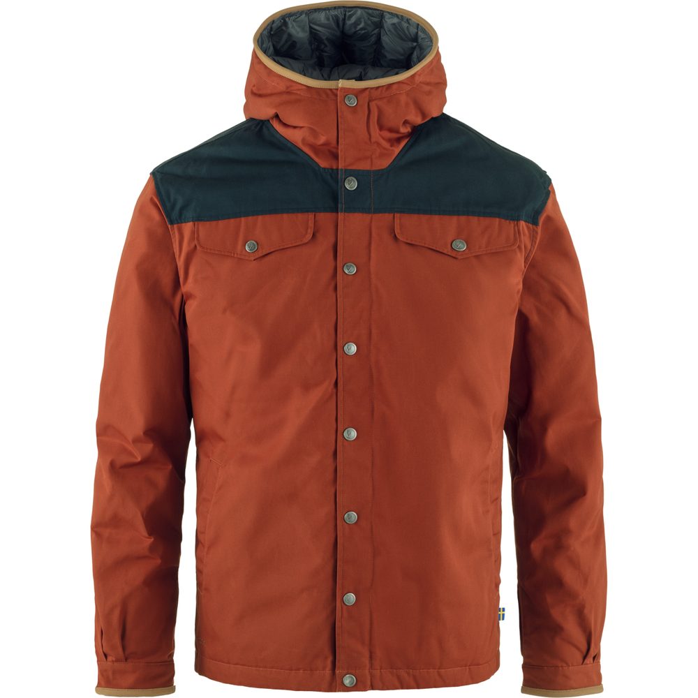 Greenland No. 1 Down Jacket M, Autumn Leaf-Dark Navy