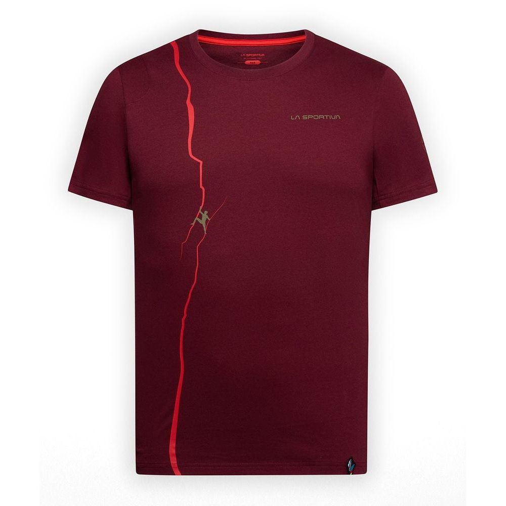 Route T-Shirt M Redwood/Mountain Red