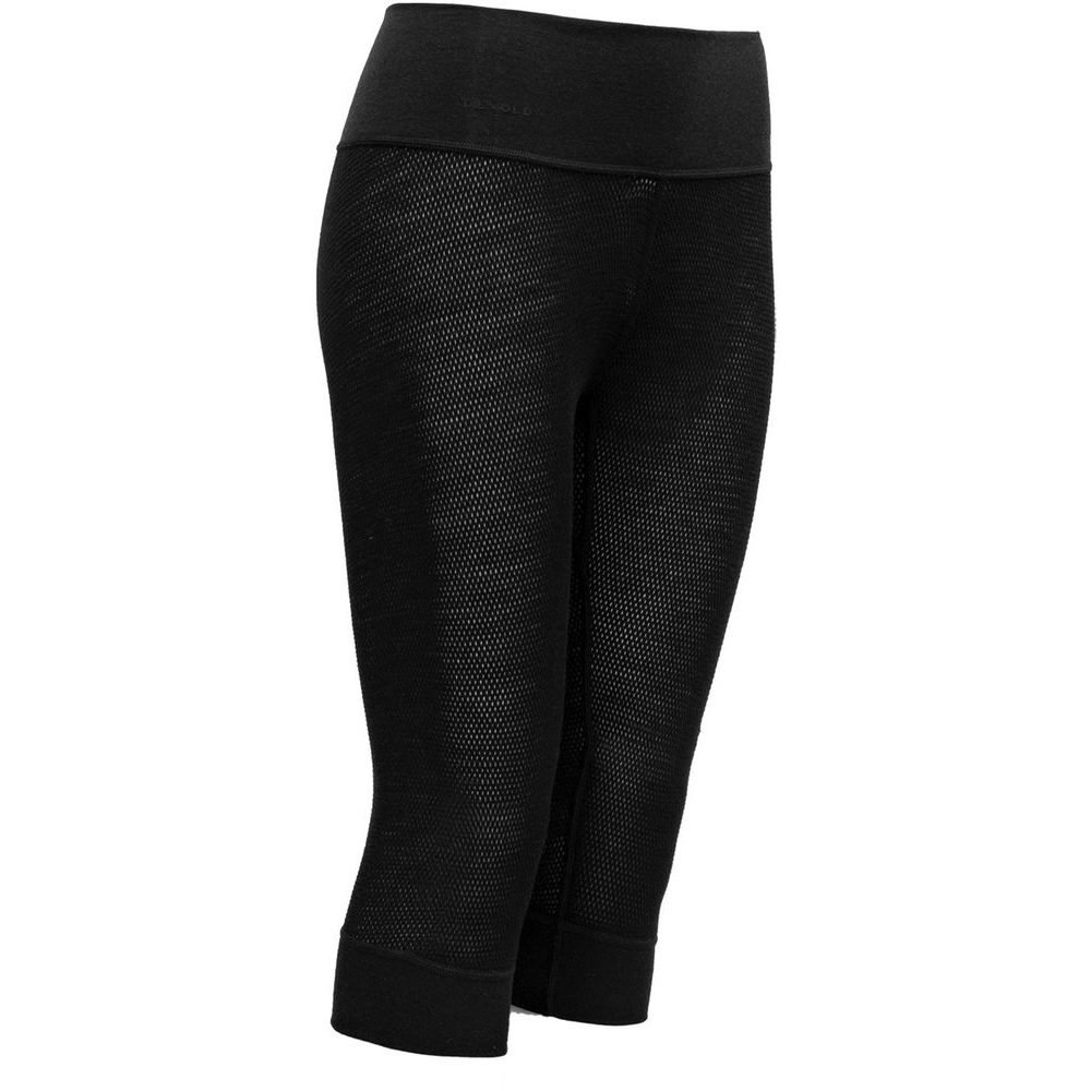 Wool Mesh Woman 3/4 Long Johns Caviar
